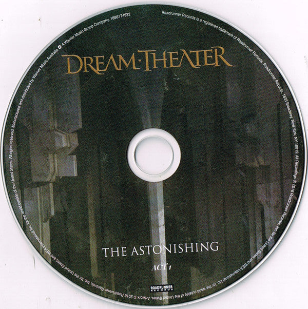 Dream Theater : The Astonishing (2xCD, Album, Dig)