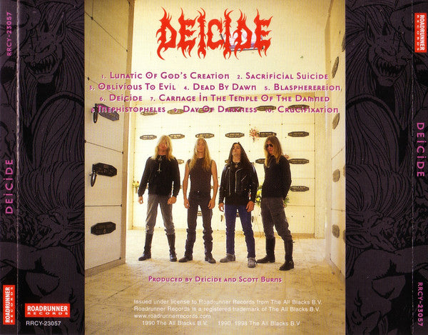 Deicide = Deicide : Deicide = ディ-サイド (CD, Album, RE, RM)