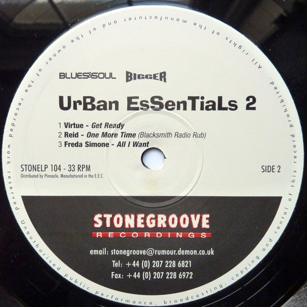 Various : Urban Essentials 2 The Future Of R'n'B (2xLP, Comp, Promo)