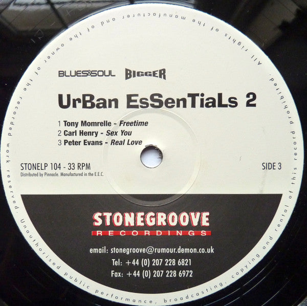 Various : Urban Essentials 2 The Future Of R'n'B (2xLP, Comp, Promo)