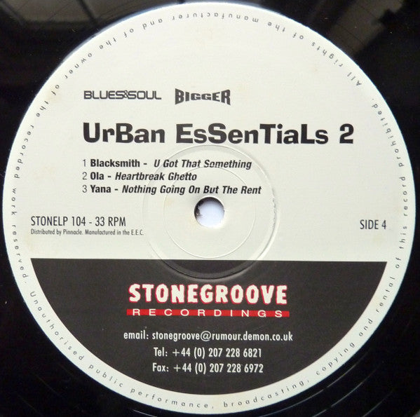 Various : Urban Essentials 2 The Future Of R'n'B (2xLP, Comp, Promo)