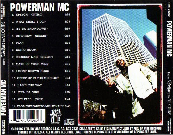 Powerman (4) : From Welfare To Millionaire (CD, Album)