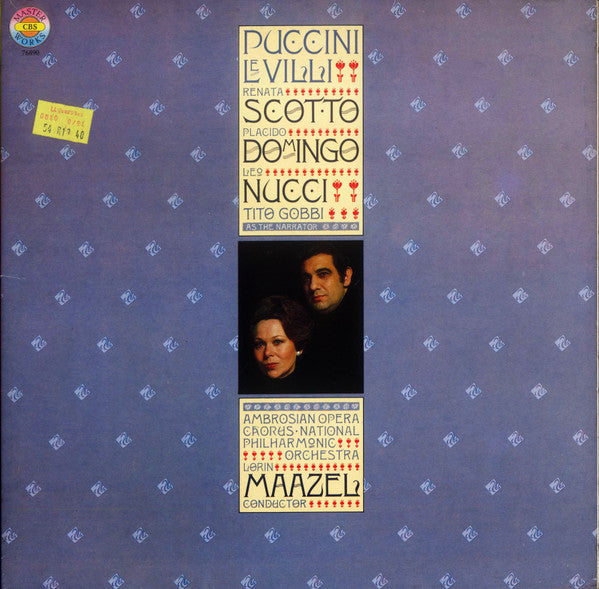 Giacomo Puccini / Renata Scotto, Placido Domingo, Leo Nucci, Tito Gobbi As The Narator, The Ambrosian Opera Chorus, National Philharmonic Orchestra, Lorin Maazel : Le Villi (LP, Album)