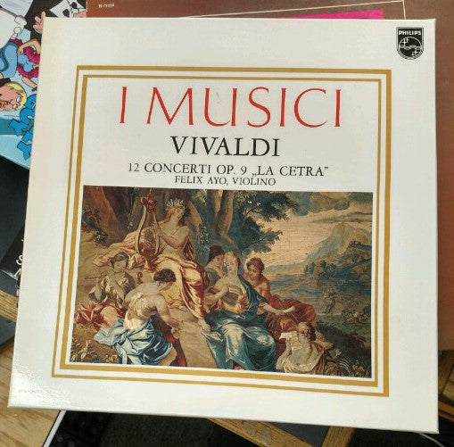 Antonio Vivaldi – I Musici, Félix Ayo : 12 Concerti Op. 9 "La Cetra" (3xLP, Album, RE)