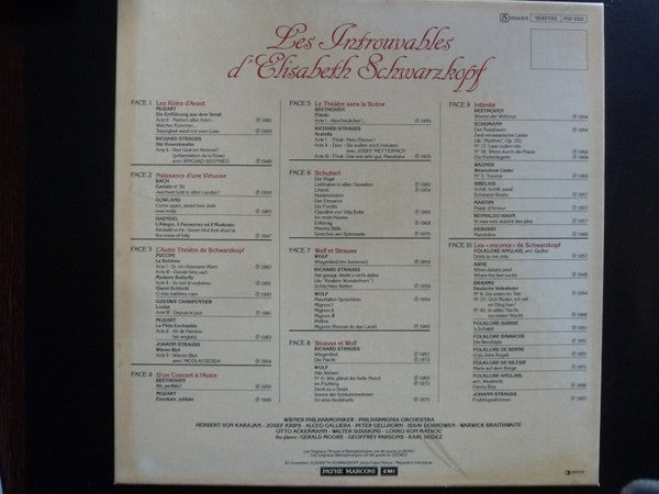 Elisabeth Schwarzkopf : Les Introuvables D'Elisabeth Schwarzkopf (5xLP, Comp, Mono + Box)