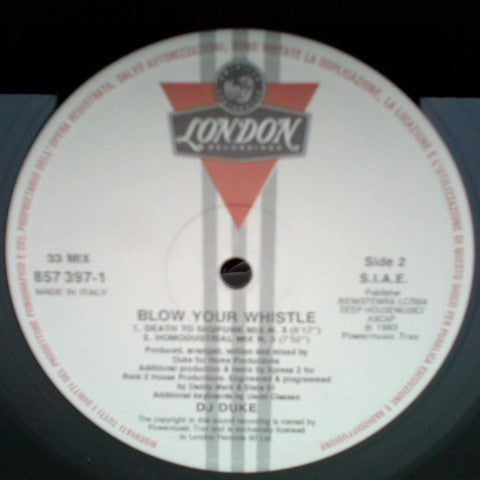 DJ Duke : Blow Your Whistle (12")