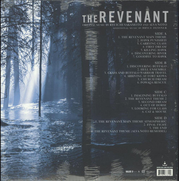 Ryuichi Sakamoto, Alva Noto & Bryce Dessner : The Revenant (Original Motion Picture Soundtrack) (LP, Blu + LP, Whi + Album, Ltd)