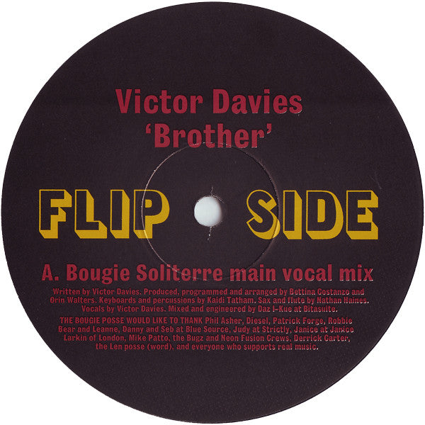 Victor Davies : Brother (12")