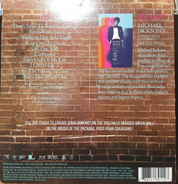 Michael Jackson : Off The Wall (CD, Album, RE, RM + Blu-ray, All)