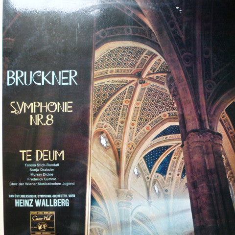 Anton Bruckner, Orchester Der Wiener Staatsoper, Heinz Wallberg : Symphonie Nr.8 / Te Deum (2xLP)