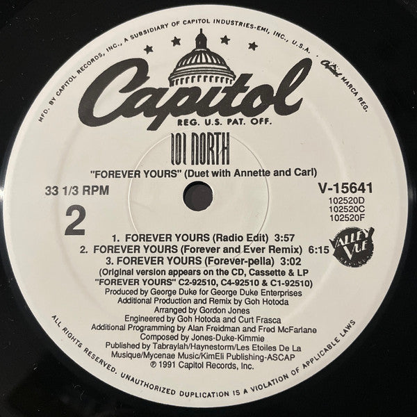 101 North : Forever Yours (Duet With Annette And Carl) (12")