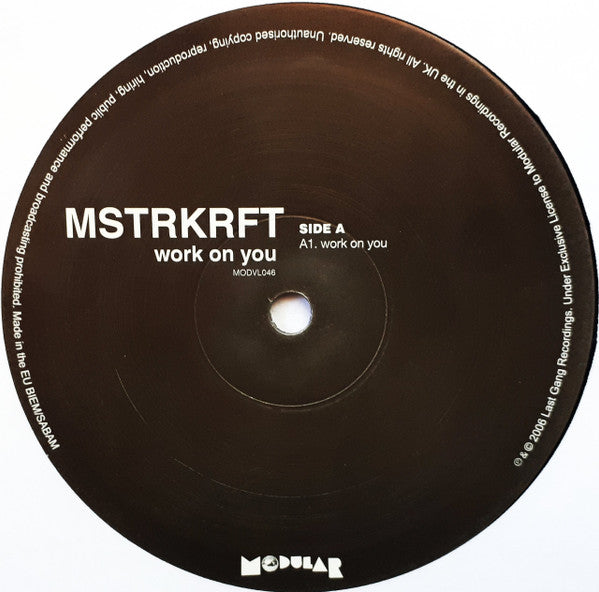 MSTRKRFT : Work On You (12", Single)