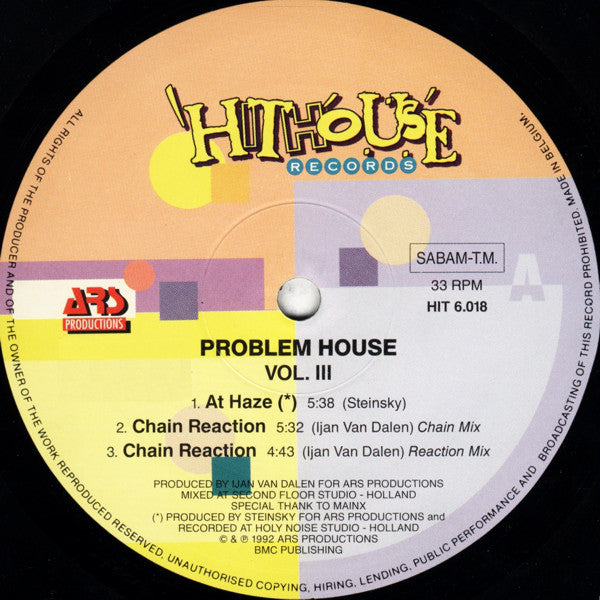 Problem House : Vol. III (12")