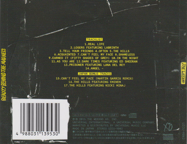 The Weeknd : Beauty Behind The Madness (CD, Album, Ltd)