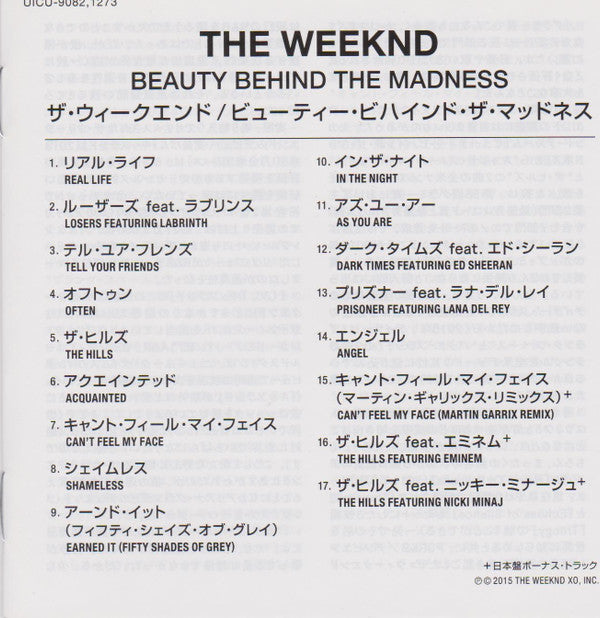 The Weeknd : Beauty Behind The Madness (CD, Album, Ltd)