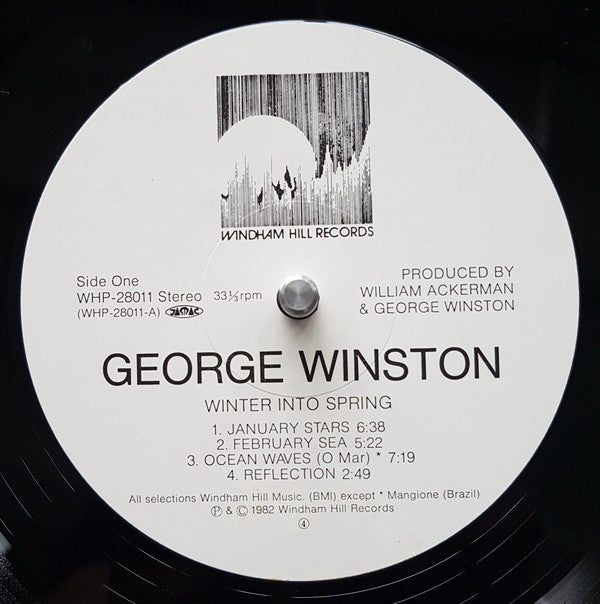 George Winston : Winter Into Spring (LP, Album)