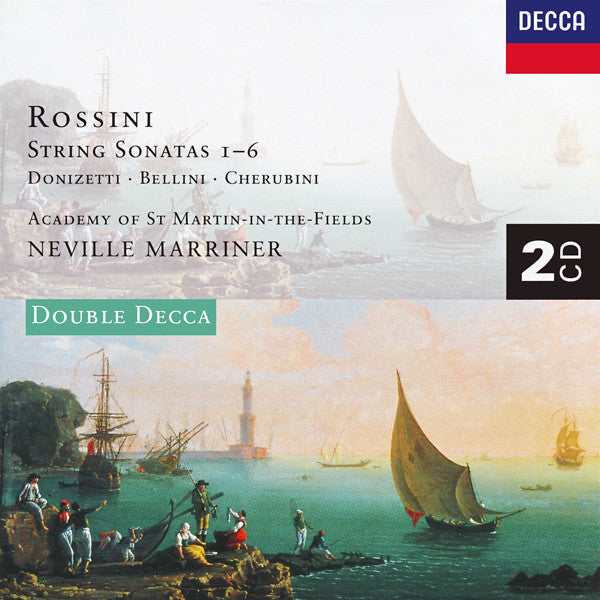 Gioacchino Rossini, Gaetano Donizetti, Vincenzo Bellini, Luigi Cherubini - Sir Neville Marriner, The Academy Of St. Martin-in-the-Fields : String Sonatas 1-6 (2xCD, Comp)