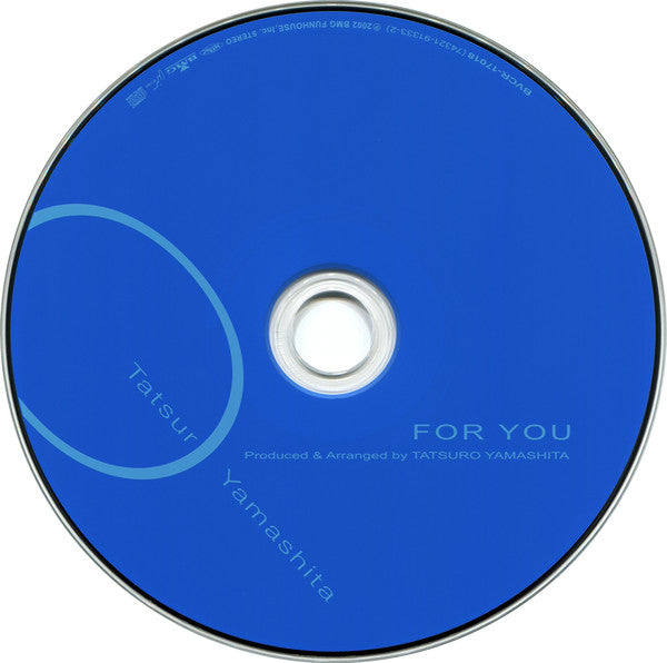 Tatsuro Yamashita = Tatsuro Yamashita : For You = フォー・ユー (CD, Album, RE, RM)