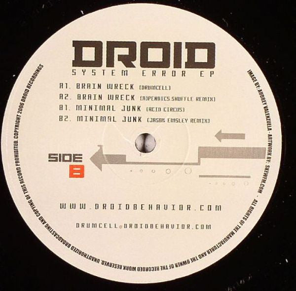 Drumcell / Acid Circus : System Error EP (12", EP)