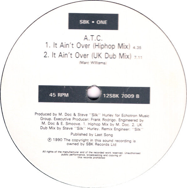 A.T.C. (2) : It Ain't Over (12")