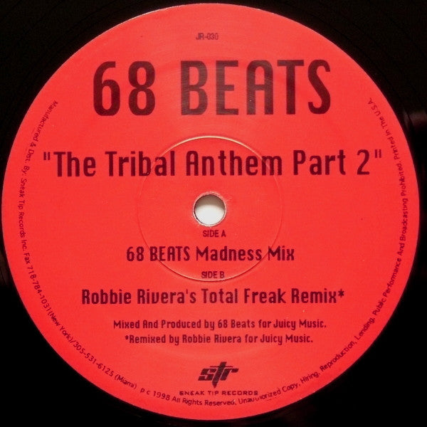 68 Beats : The Tribal Anthem Part 2 (12")