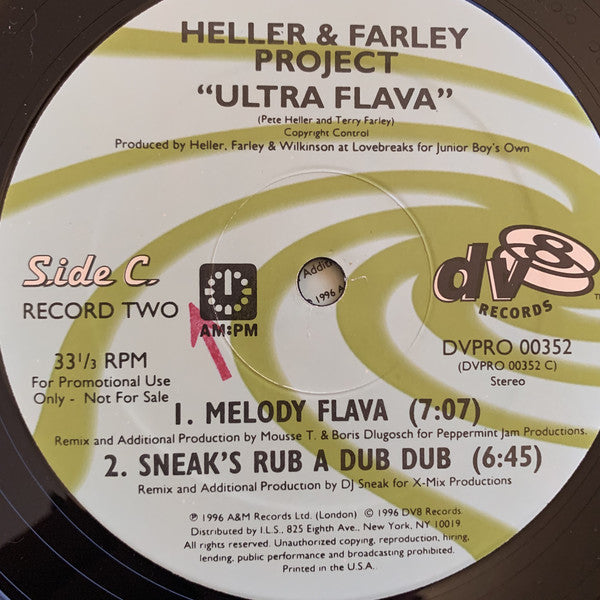 Heller & Farley Project : Ultra Flava (2x12", Promo)