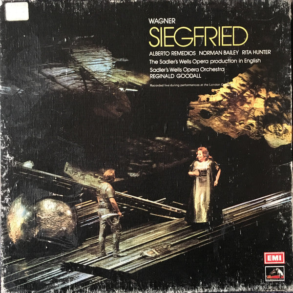 Wagner* - Alberto Remedios, Norman Bailey, Rita Hunter, Sadler's Wells Opera Orchestra*, Reginald Goodall : Siegfried (The Sadler's Wells Opera Production In English) (5xLP, Album, Mixtape + Box, Album)