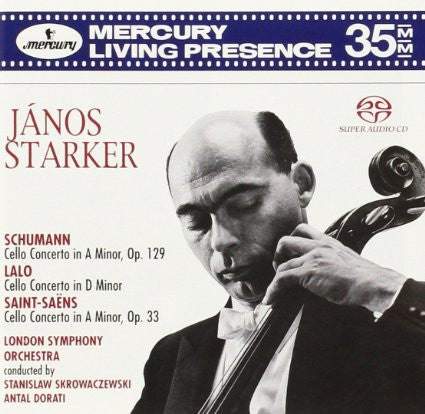 Robert Schumann / Édouard Lalo / Camille Saint-Saëns - Janos Starker, The London Symphony Orchestra, Stanislaw Skrowaczewski / Antal Dorati : Cello Concertos (SACD, Hybrid, Multichannel, Comp, RE, RM)