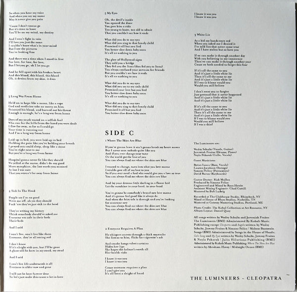 The Lumineers : Cleopatra (2xLP, Album, Dlx, Smo)