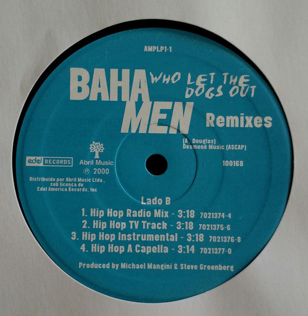 Baha Men : Who Let The Dogs Out - Remixes (12", Single, Promo)