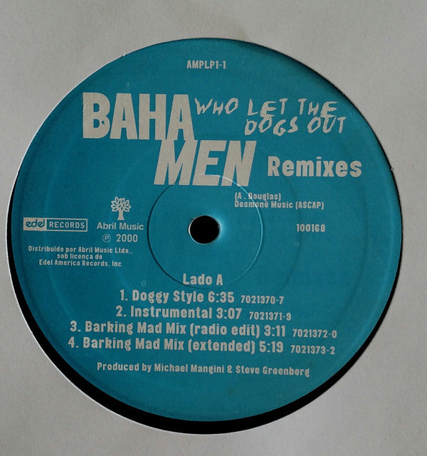 Baha Men : Who Let The Dogs Out - Remixes (12", Single, Promo)