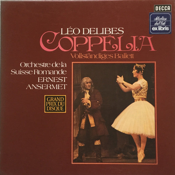 Léo Delibes, Orchestre De La Suisse Romand* - Ernest Ansermet : Coppélia  Vollständiges Ballett (2xLP, RM + Box)