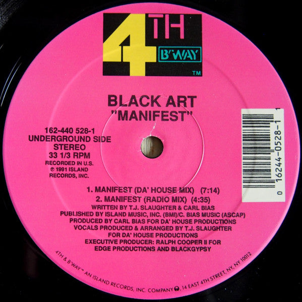 Black Art (4) : Manifest (12")