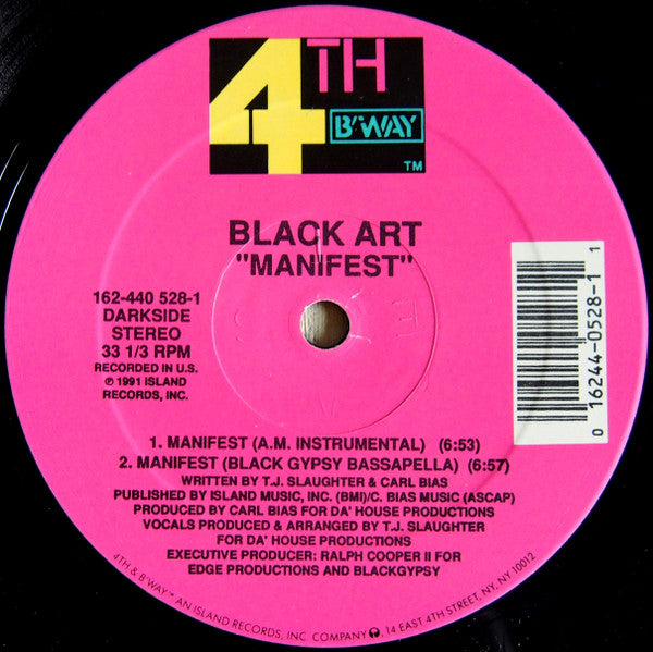 Black Art (4) : Manifest (12")