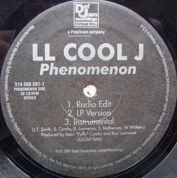 LL Cool J : Phenomenon (12", Single)