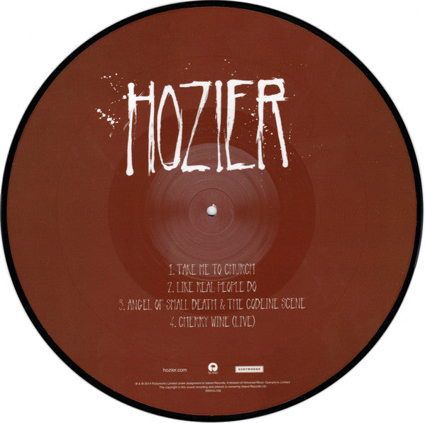 Hozier : Take Me To Church EP (12", EP, RSD, Ltd, Pic, RE)