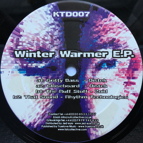 Distek & Zoid (2) & Rhythm Technologies : The Winter Warmer EP (12", EP)