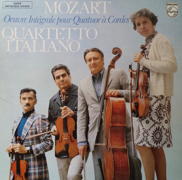 Wolfgang Amadeus Mozart, Quartetto Italiano : Oeuvre Intégrale Pour Quatuor à Cordes (9xLP + Box)