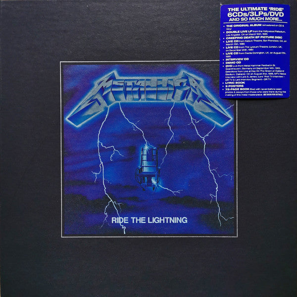 Metallica : Ride The Lightning (Box, Dlx, Ltd, Num + LP, Album, RE, RM + 2xLP + 12)