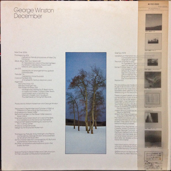 George Winston : December (LP, Album)