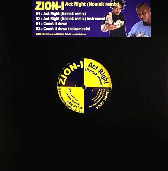 Zion I : Act Right (Nomak Remix) (12")