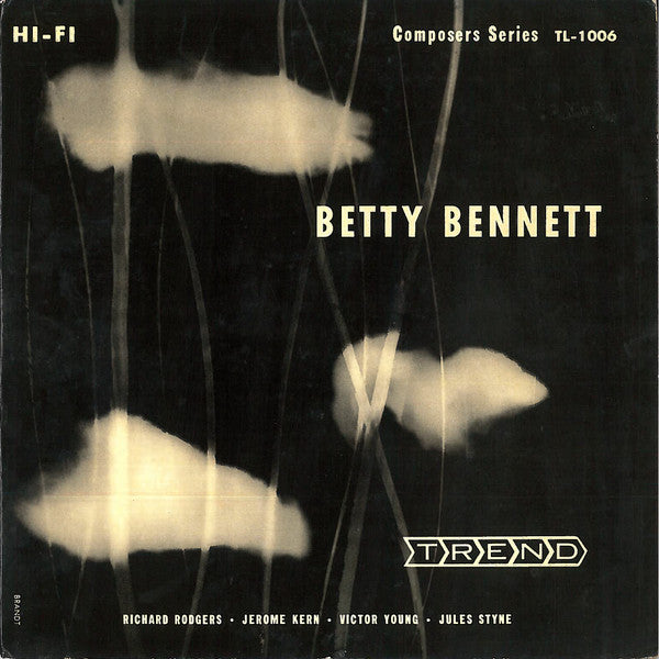 Betty Bennett : Sings Arrangements By Andre Previn (10", Album, Mono)