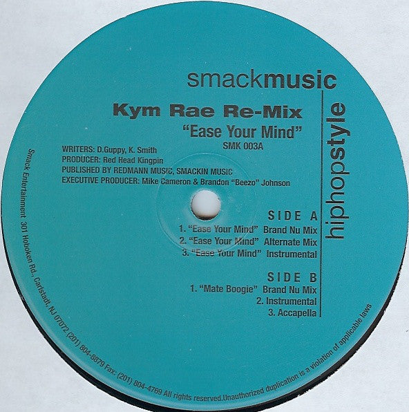 Kym Rae : Ease Your Mind (12")