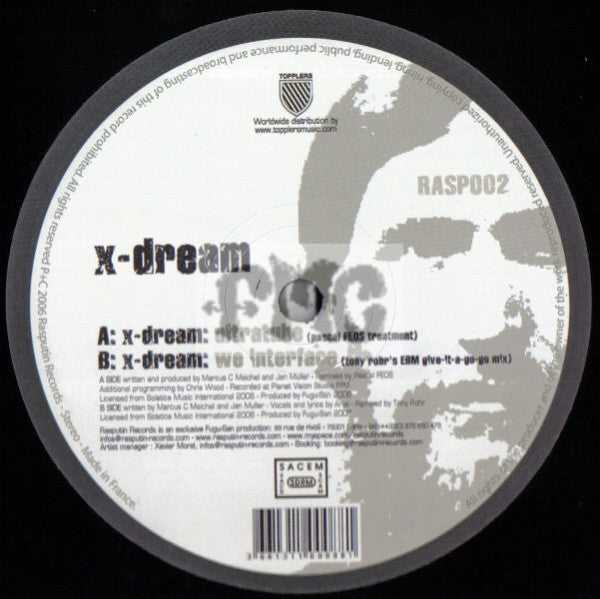 X-Dream : Ultratube / We Interface (12")