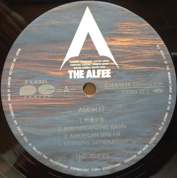 The Alfee : Ages (LP, Album + 12", Single)