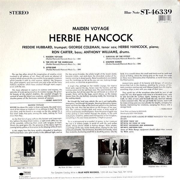 Herbie Hancock : Maiden Voyage (LP, Album, RE, RM, 180)