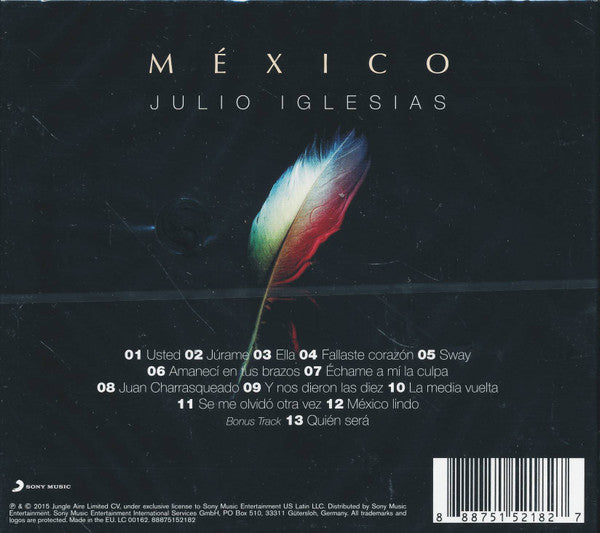 Julio Iglesias : México (CD, Album, Dig)