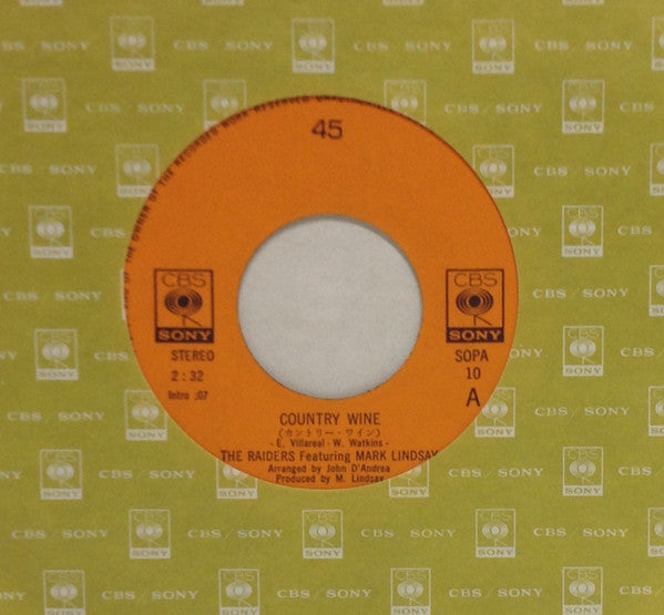 Raiders (2) : Country Wine (7")