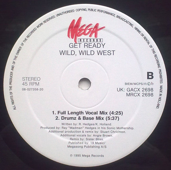 Get Ready : Wild, Wild West (12", Single)