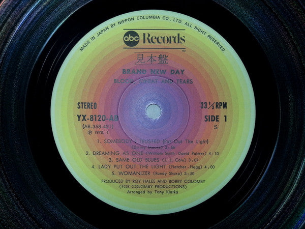 Blood, Sweat And Tears Featuring David Clayton-Thomas : Brand New Day (LP, Album, Promo)